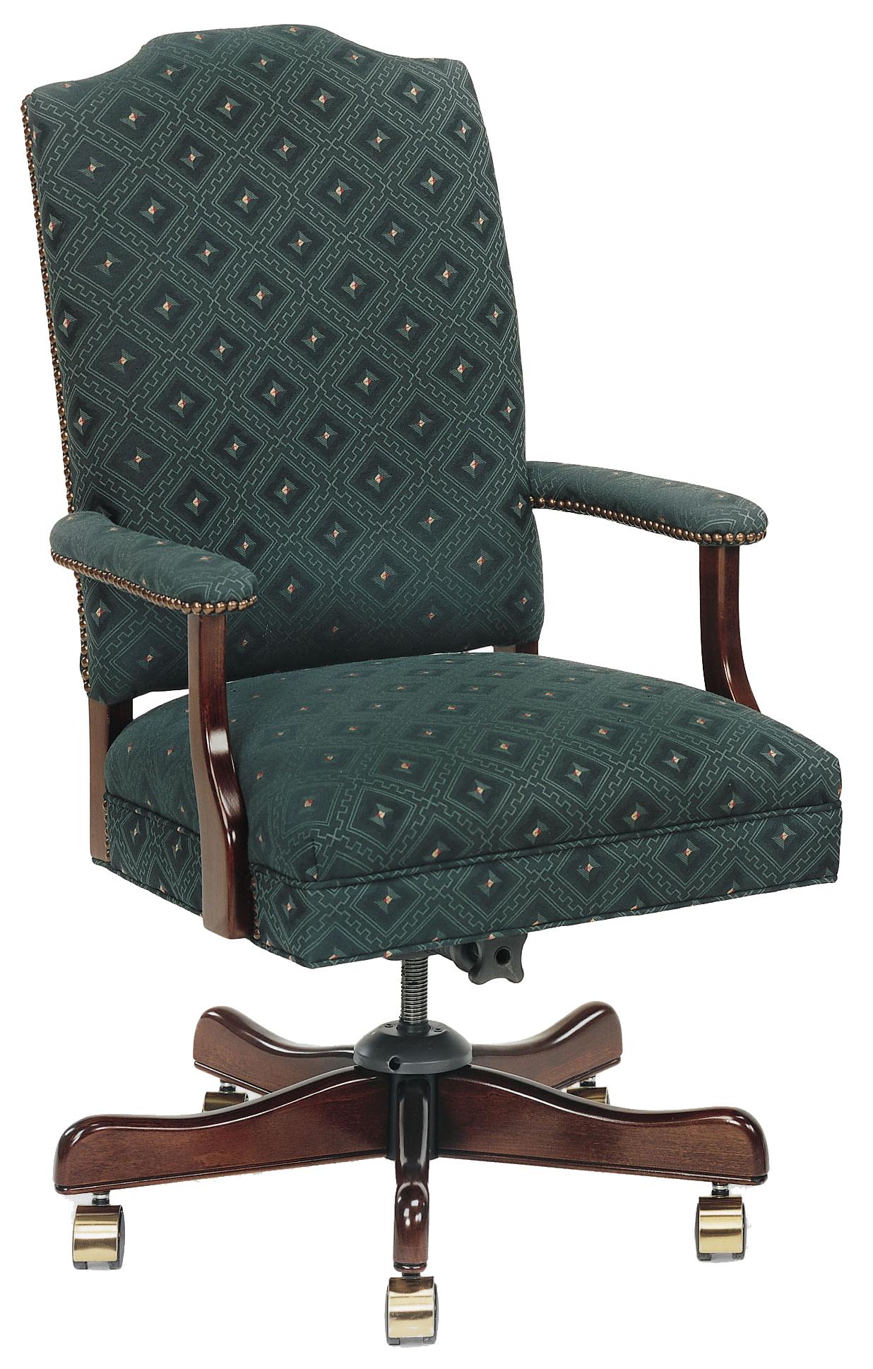 Fairfield Office Furnishings Camel Back Office Chair on Casters